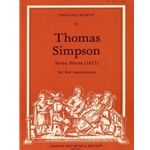 Simpson, Thomas Dances (1617) (5 x Sc)