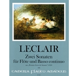 LeClaire, JM 2 flute sonatas op. 1/2, 6
