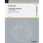 Finger, Gottfried 2 Easy Sonatas (Sc+P)