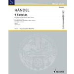 Handel, GF 4 Sonatas, Op. 1/2, 4, 7, 11 (Sc+P)