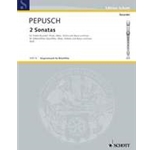 Pepusch 2 Sonatas (Sc+P)