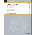 Sammartini 12  Sonatas, Vol. 2, Nos. 5-8 (Sc+P)
