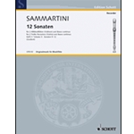 Sammartini 12  Sonatas, Vol. 3, Nos. 9-12 (Sc+P)