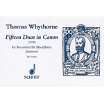 Whythorne, Thomas: 15 Duos in Canon (1590)