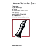 Bach, JS Trio Sonata in B-flat Major (originally G Major; after BWV 1039)
