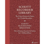 Schott Recorder Library: Sonatas & Suites for 2 Treble Recorders