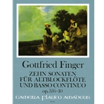 Finger, Gottfried 10 Sonatas, vol. 2 (6-10), score & parts