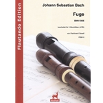 Bach, JS: Arranged by Ferdinand Gesell Fuge BWV 866 for recorders
