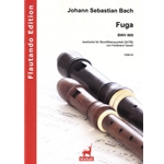 Bach, JS: Arranged by Ferdinand Gesell Fuge BWV 869 for recorders