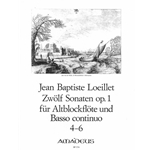Loeillet de Gant, Jean Baptiste 12 Sonatas, op. 1/4-6