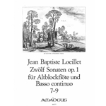 Loeillet de Gant, Jean Baptiste 12 Sonatas, op. 1/7-9