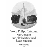 Telemann, GP 4 Sonatas (Der Getreue Musikmeister - F Major, C Major, B-flat Major, f mino)