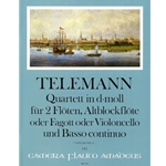 Telemann, GP Quartett in d minor TWV 43:d1 (from "Tafelmusik II")