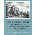 Loeillet de Gant, Jean Baptiste 12 Sonatas, op. 3/7-9