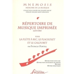 Portell, Patricio: Printed Music for Recorder, Flageolet, and Galoubet (1670-1780)