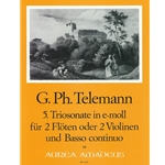 Telemann, GP Trio Sonata 5 in e minor (TWV 42:e1)