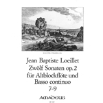Loeillet de Gant, Jean Baptiste 12 Sonatas, op. 2/7-9