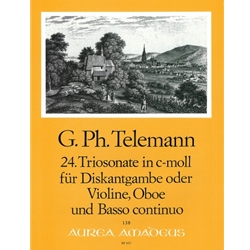 Telemann, GP: Trio Sonata 24 in c minor (TWV42:c3)