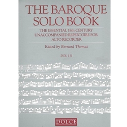 Thomas: Baroque Solo Book (essential unaccompanied 18th-c. repertoire; 121 pg.)