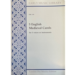 Thomas: 5 English Medieval Carols (3 x Sc)