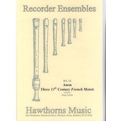 Lewin: 13th century French motets (Sc+P)