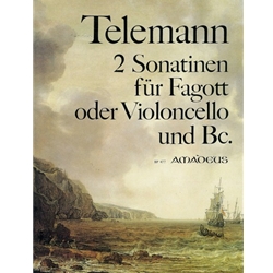 Telemann, GP: 2 Sonatinas for bassoon (cello) and bc.