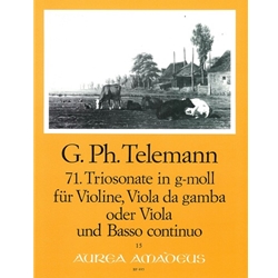 Telemann, GP: Triosonata in g minor (TWV 42:g10)