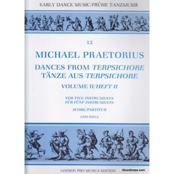Praetorius, Michael Dances from Terpsichore a 5, Vol. 2 (score)