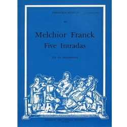 Franck: 5 Intradas (1608) (Sc+P)