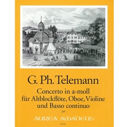Telemann, GP: Concerto in a minor (TWV 43:a3)
