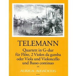 Telemann, GP: Quartet in G major (TWV 43:G12)