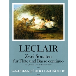 LeClaire, JM: 2 flute sonatas op. 1/2, 6