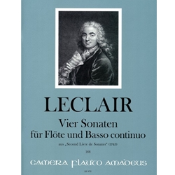 LeClaire, JM: 4 sonatas from "Second Livre", 1743