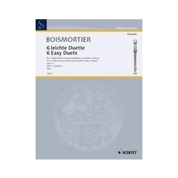 Boismortier, Joseph Bodin de 6 Easy Duets (Suites, Op. 17) Vol. 2 (Sc)