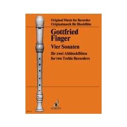 Finger, Gottfried: 4 Sonatas (from Op. 2) (Sc)