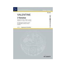 Valentine 2 Sonatas, No. 9 & 10 (Sc+P)