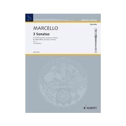 Marcello, B 3 Sonatas, op. 2/9, 11, 12 (Sc+P)