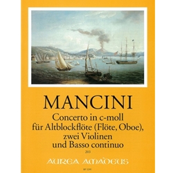 Mancini, F Concerto XX in c minor (Sc+P)