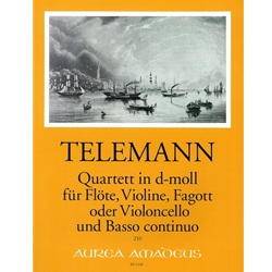 Telemann, GP: Quartet in d minor (TWV 43:d3)