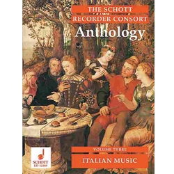 Thomas Recorder Consort Anthology, Vol. 3, Italian music (Sc)