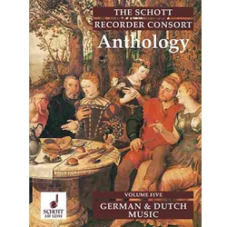 Thomas: Recorder Consort Anthology, Vol. 5, German & Dutch music (score only)