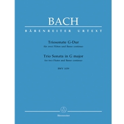 Bach, JS: Trio Sonata in G Major, BWV 1039