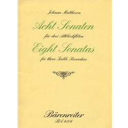 Mattheson 8 Sonatas (1708) op. 1, nos 3-10
