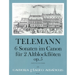 Telemann, GP: 6 Sonatas in Canon, op. 5