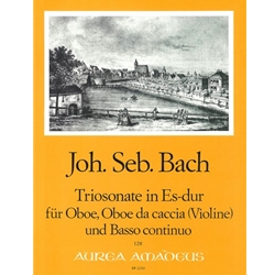 Trio sonata in E-flat major (BWV 525) for oboe, oboe da caccia (violin), and BC