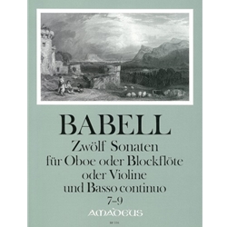 Babell: 12 Sonatas, nos. 7-9