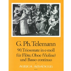 Telemann, GP Trio Sonata 90 in e minor from "Tafelmusik II" (TWV42:e2)