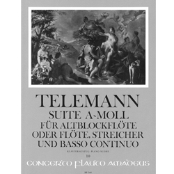 Telemann, GP Suite in a minor (with keyboard reduction)