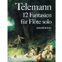 Telemann, GP: 12 Fantasias (with facsimile)