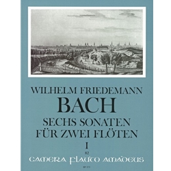 Bach, WF: 6 Sonatas, nos. 1-3 (e minor, G Major, E-flat Major)